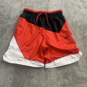 Nike Shorts Mens Small Dri-FIT DNA Woven Basketball White Black Red DH7559